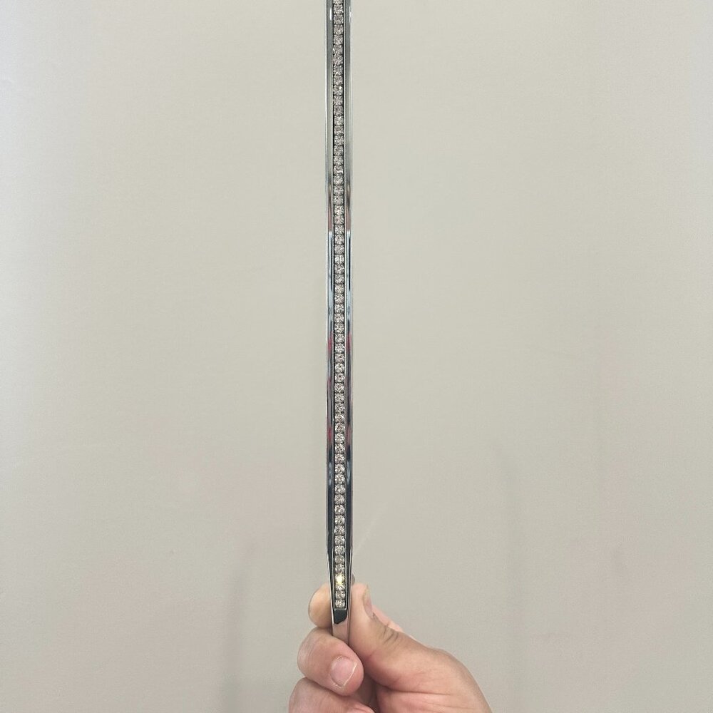 12" Swarovski crystal cabinet or drawer handles